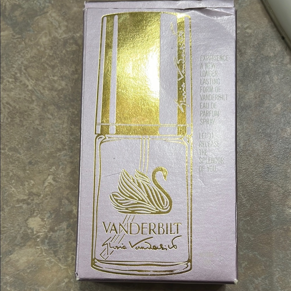 Vanderbilt - Elegant Gold and Purple NIB vintage - Picture 2 of 7
